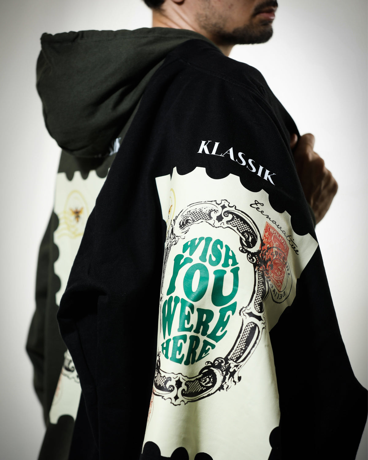 Vintage Stamp Art - Hoodie (UNISEX)