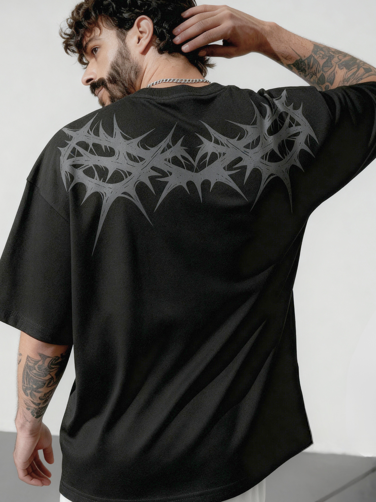 CROWN OF THORNS UNISEX OVERSIZED TSHIRT