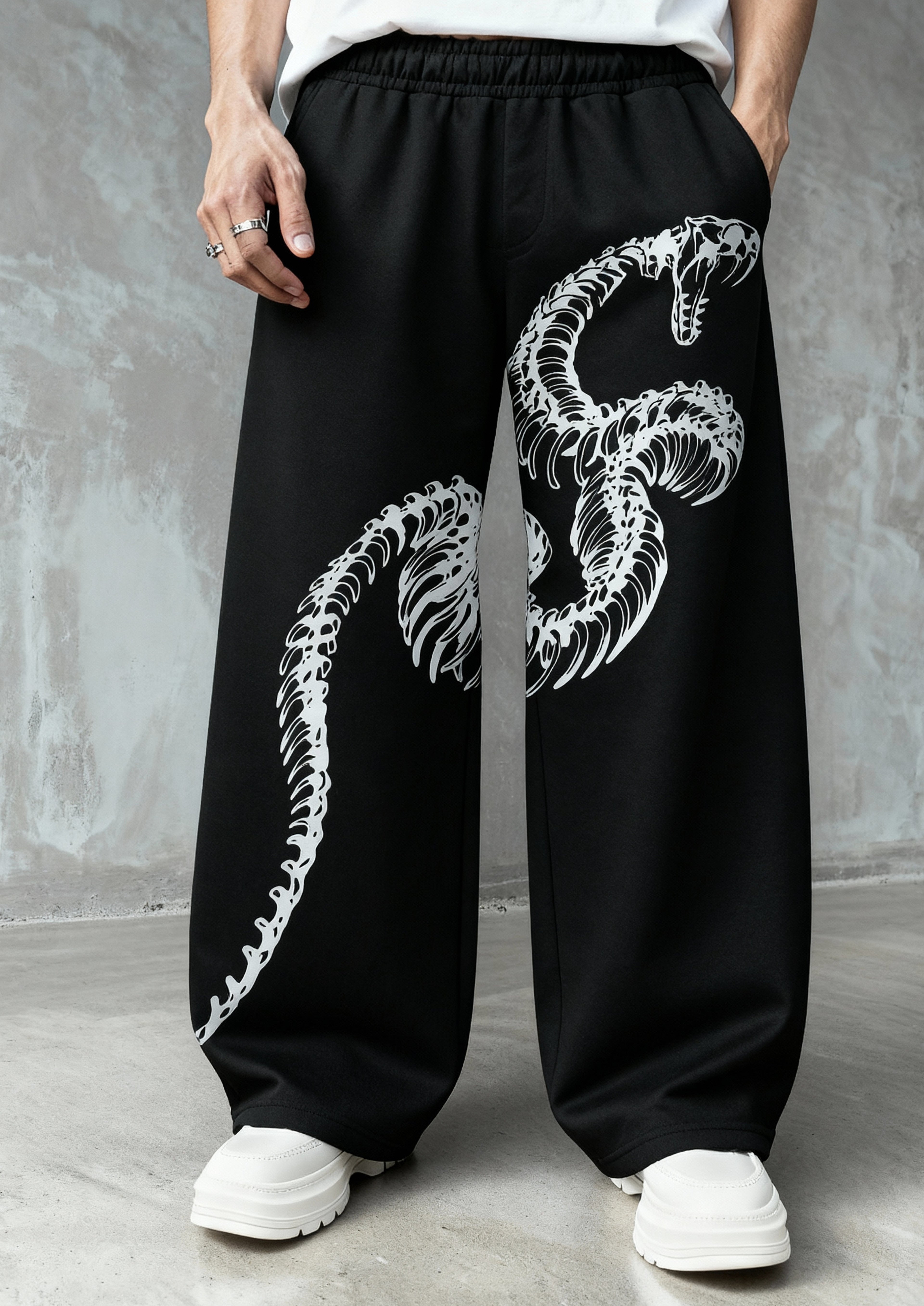 Serpent Strike Gothic Baggy Pants