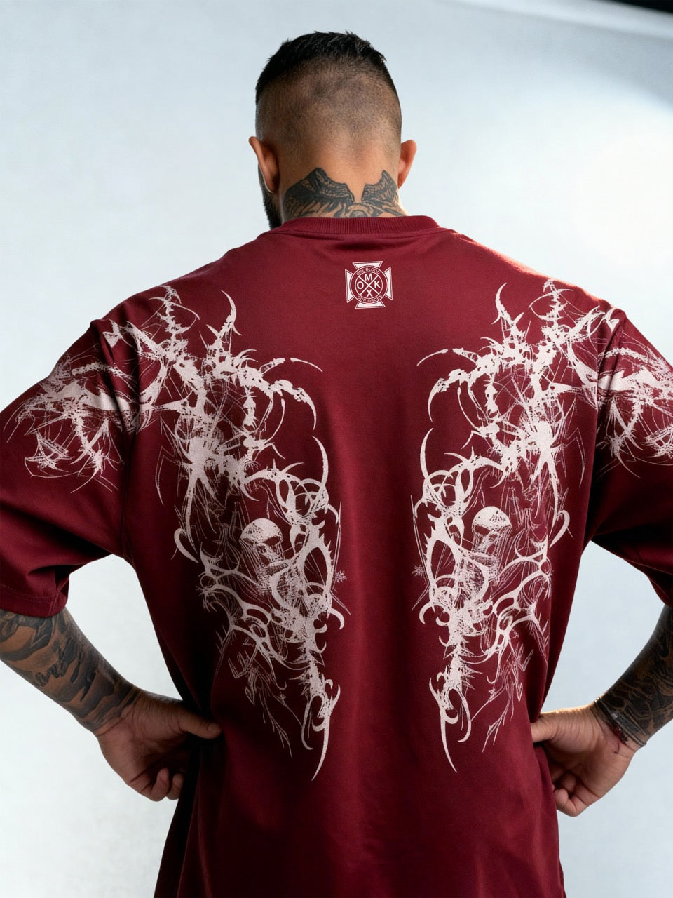 GOTHIC WINGS OVERSIZED UNISEX TSHIRT