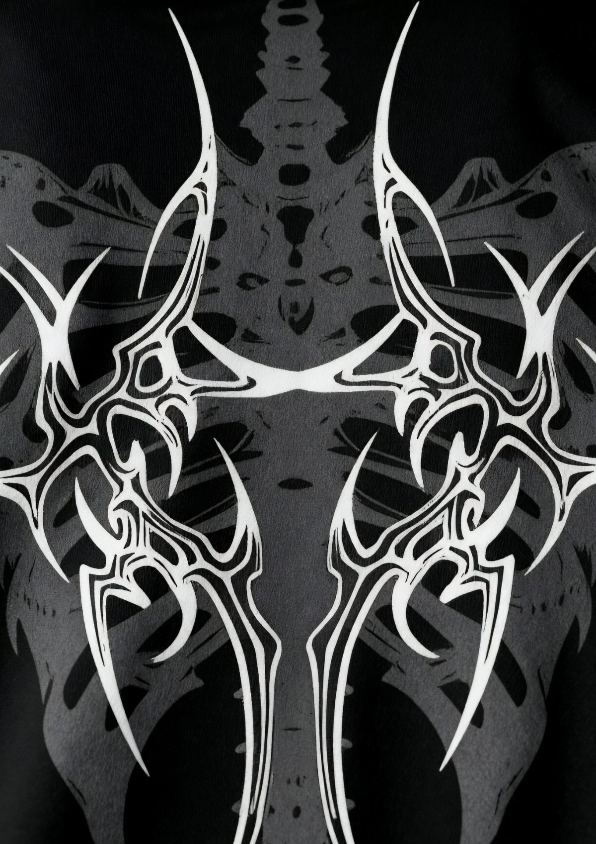 BONE STRIKE GOTHIC - UNISEX OVERSIZED TSHIRT