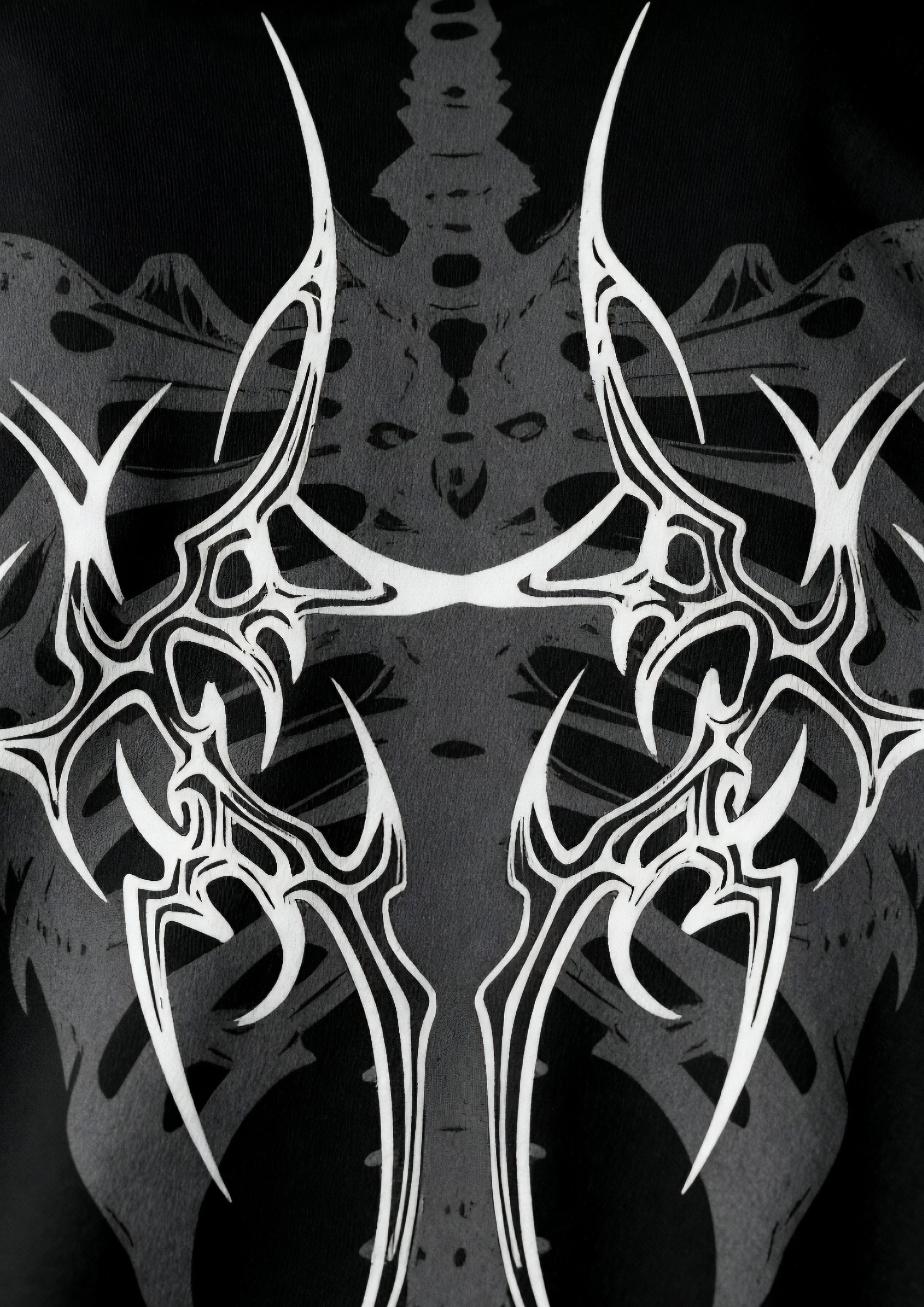 BONE STRIKE GOTHIC - UNISEX OVERSIZED TSHIRT