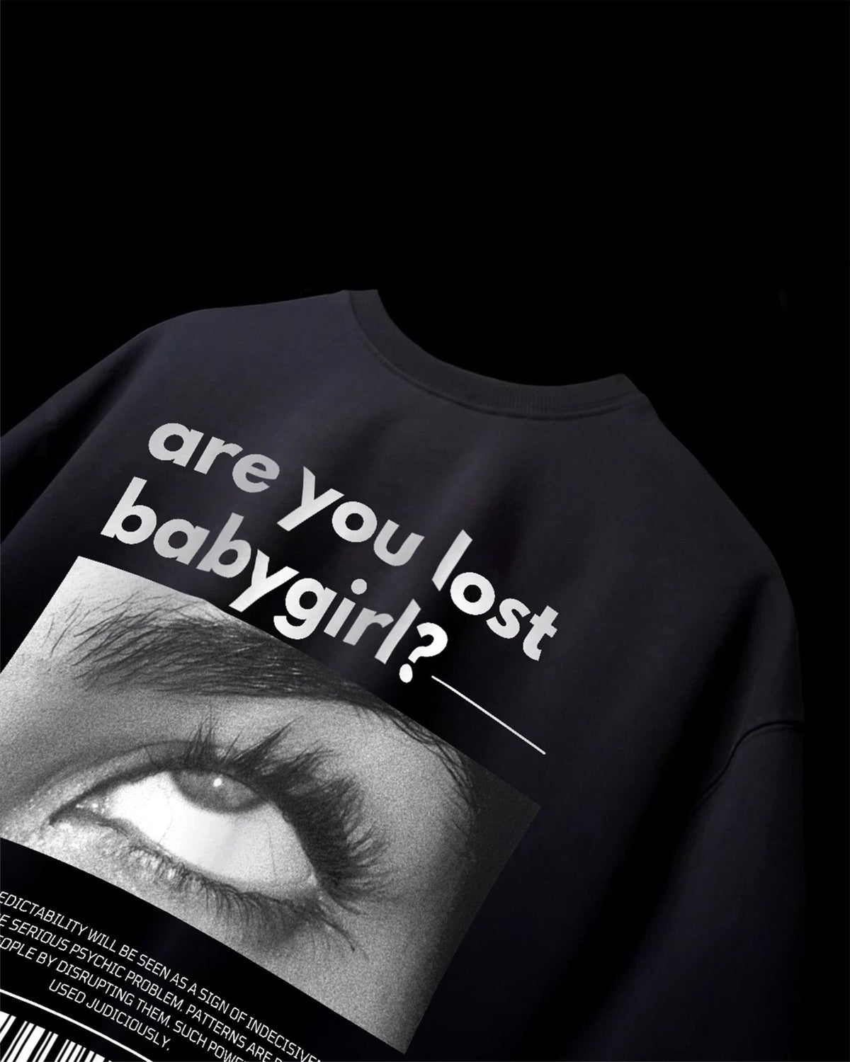 ARE YOU LOST BABYGIRL OVERSIZED T-SHIRT