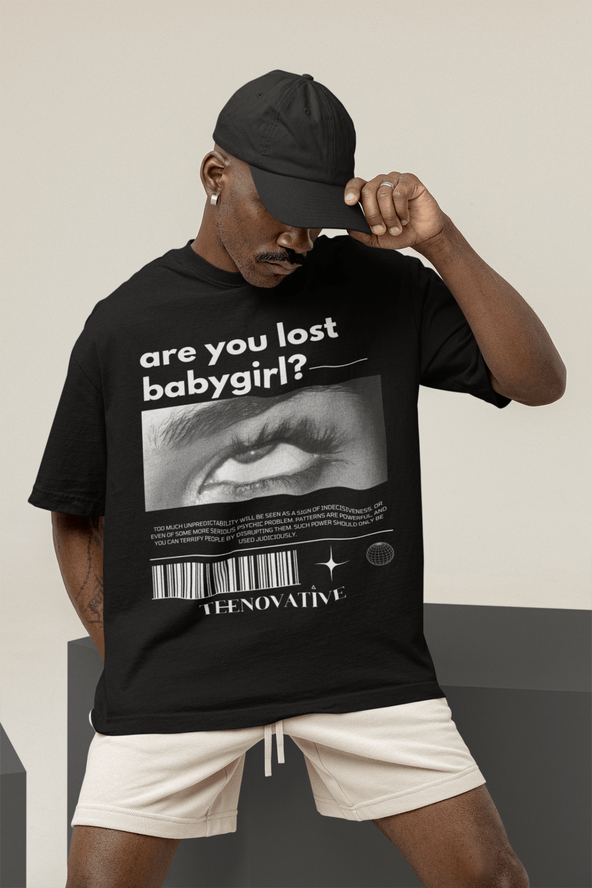 ARE YOU LOST BABYGIRL OVERSIZED T-SHIRT