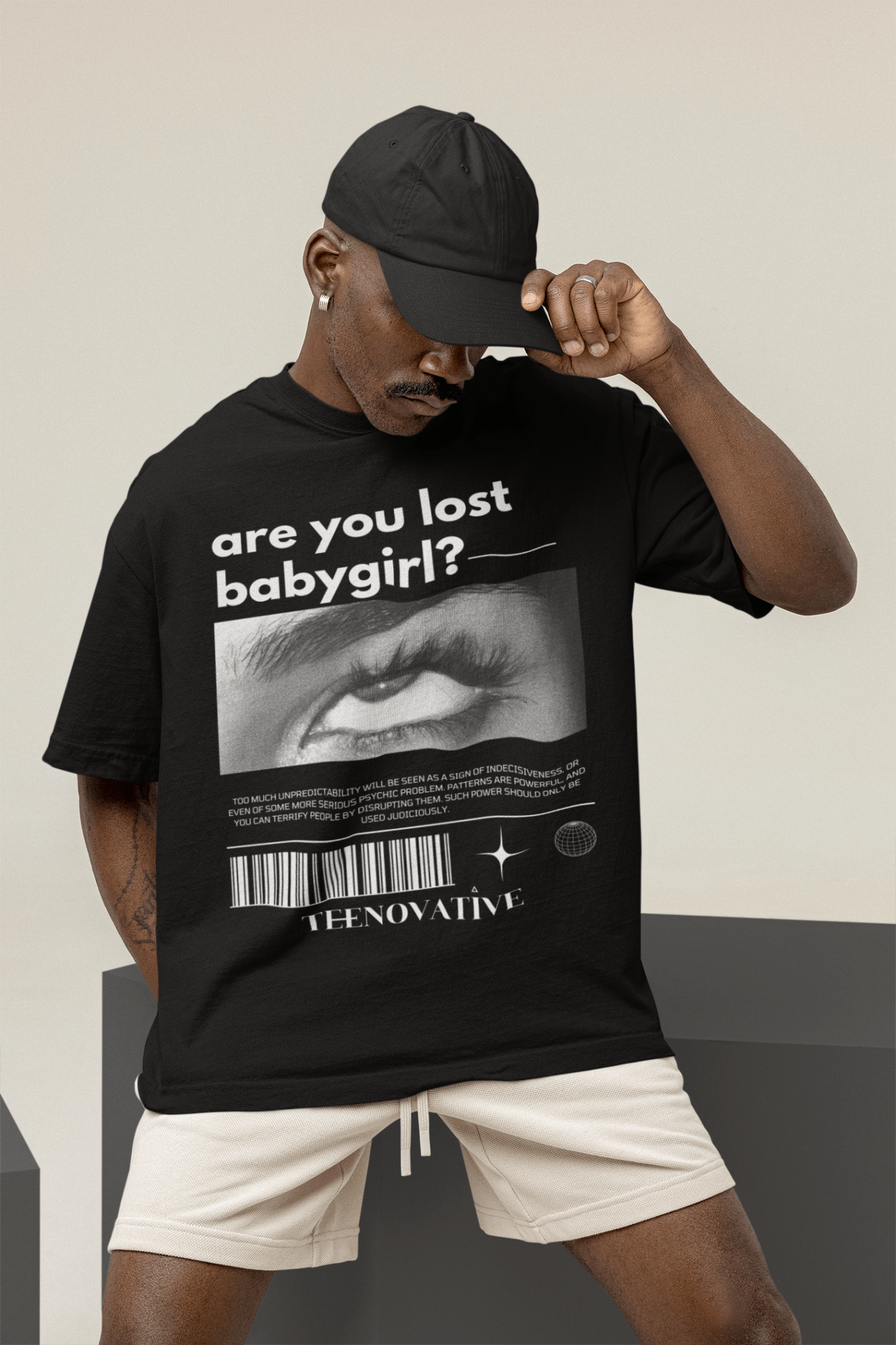 ARE YOU LOST BABYGIRL OVERSIZED T-SHIRT