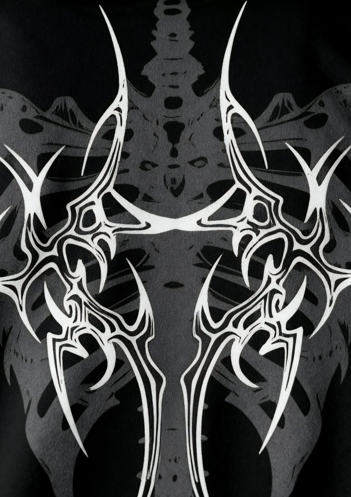 BONE STRIKE GOTHIC - UNISEX OVERSIZED TSHIRT - Teenovative