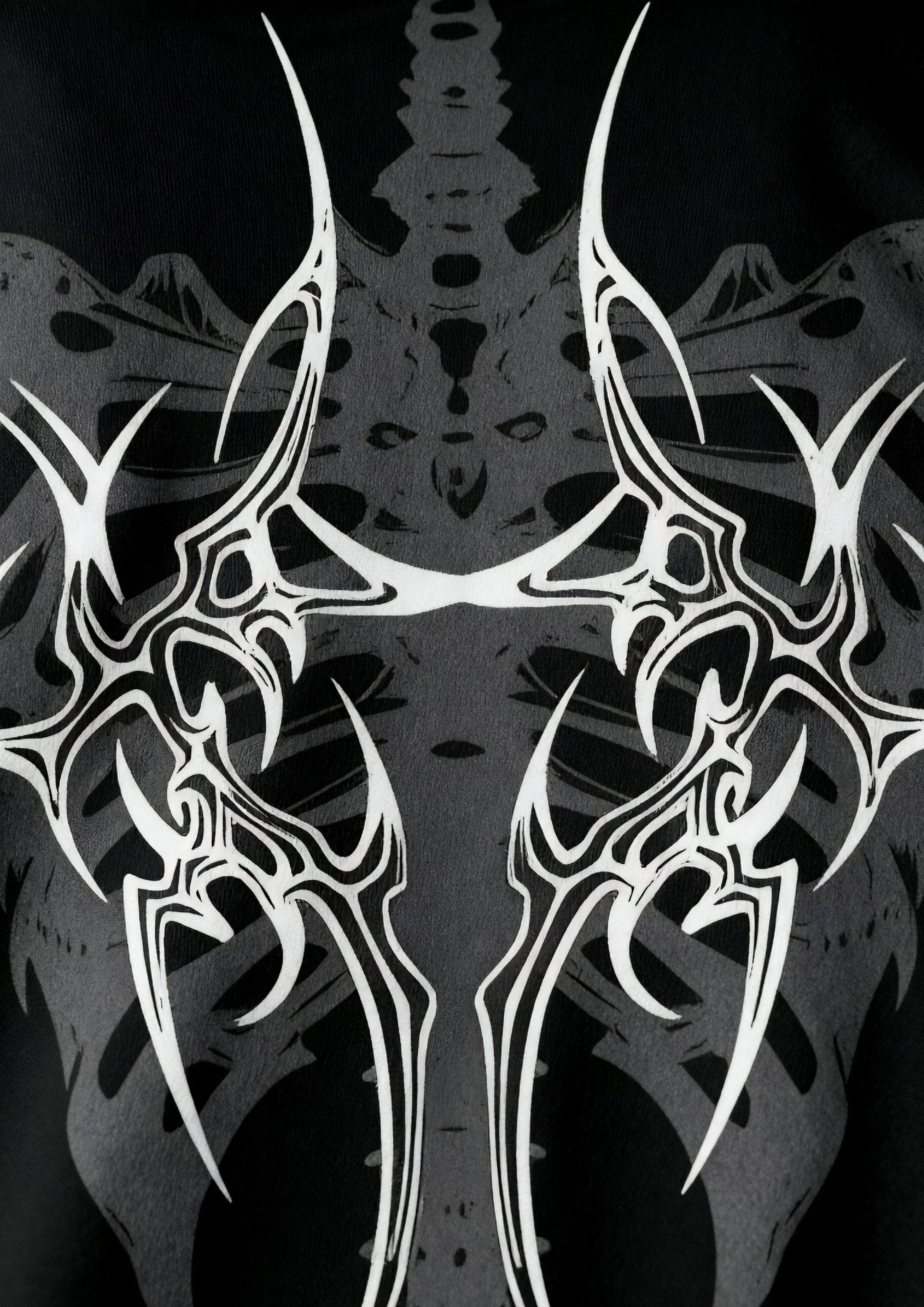 BONE STRIKE GOTHIC - UNISEX OVERSIZED TSHIRT - Teenovative