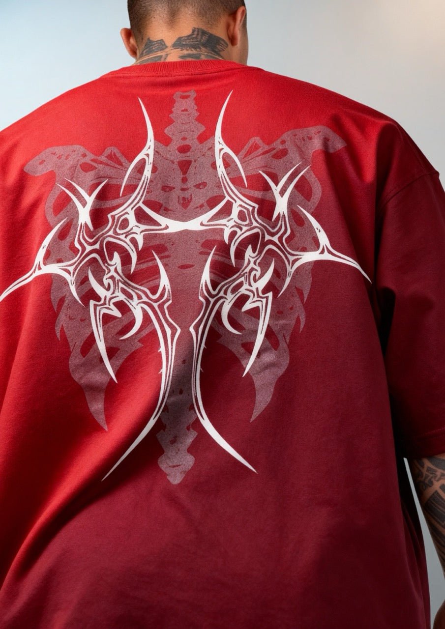 BONE STRIKE GOTHIC - UNISEX OVERSIZED TSHIRT - Teenovative