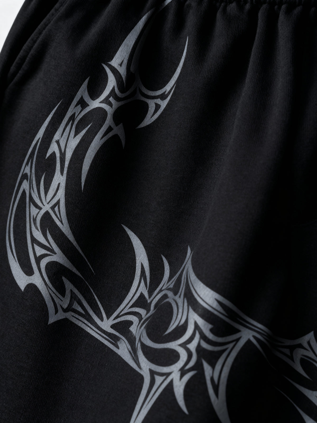 Obsidian Curve Gothic Baggy Pants