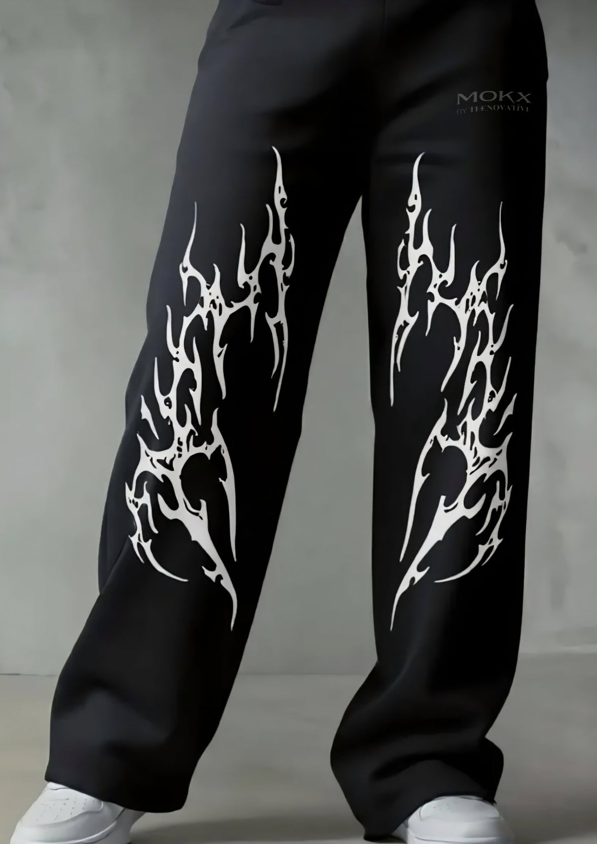 God of Flame Gothic Baggy Pants - Teenovative