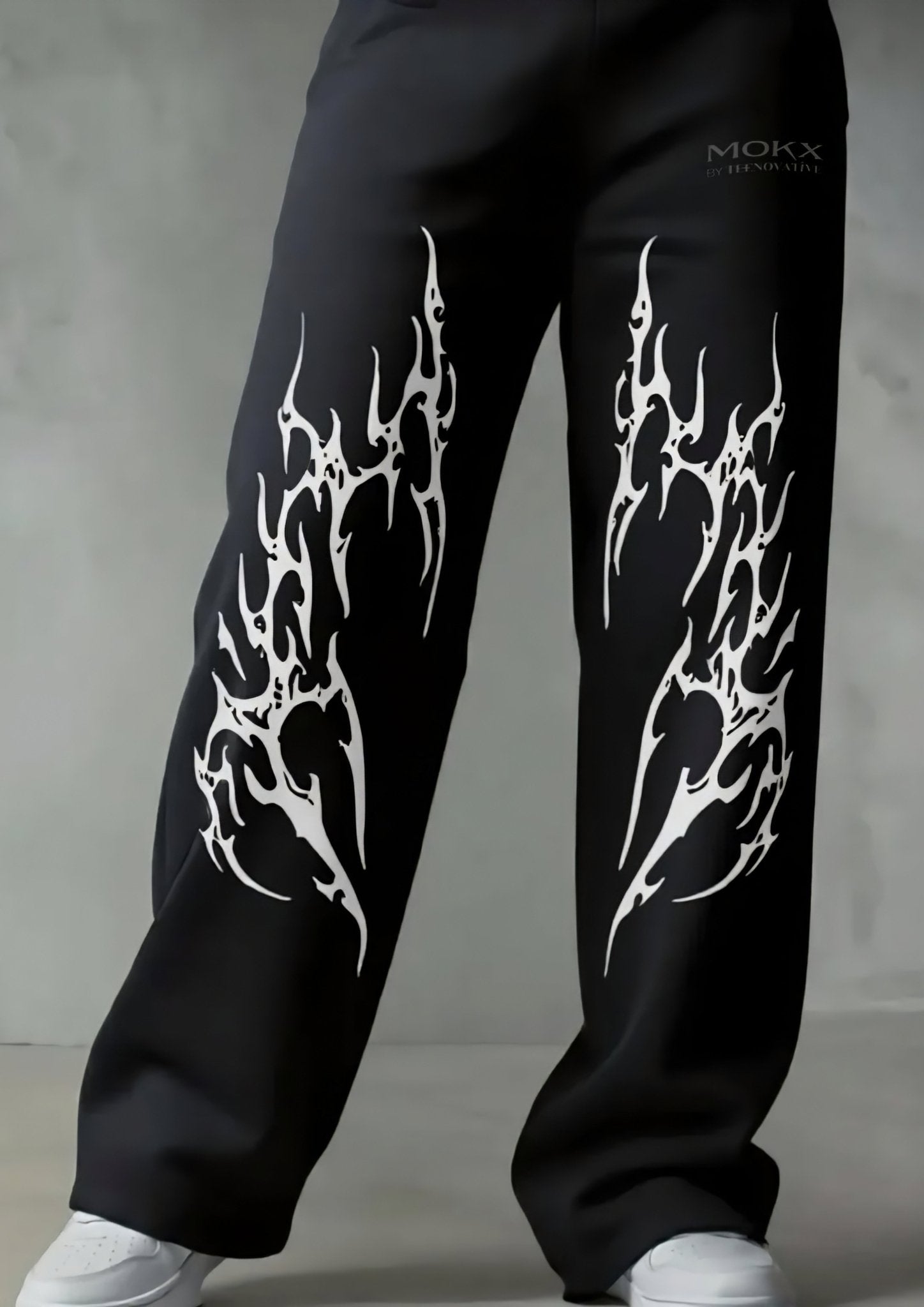 God of Flame Gothic Baggy Pants - Teenovative