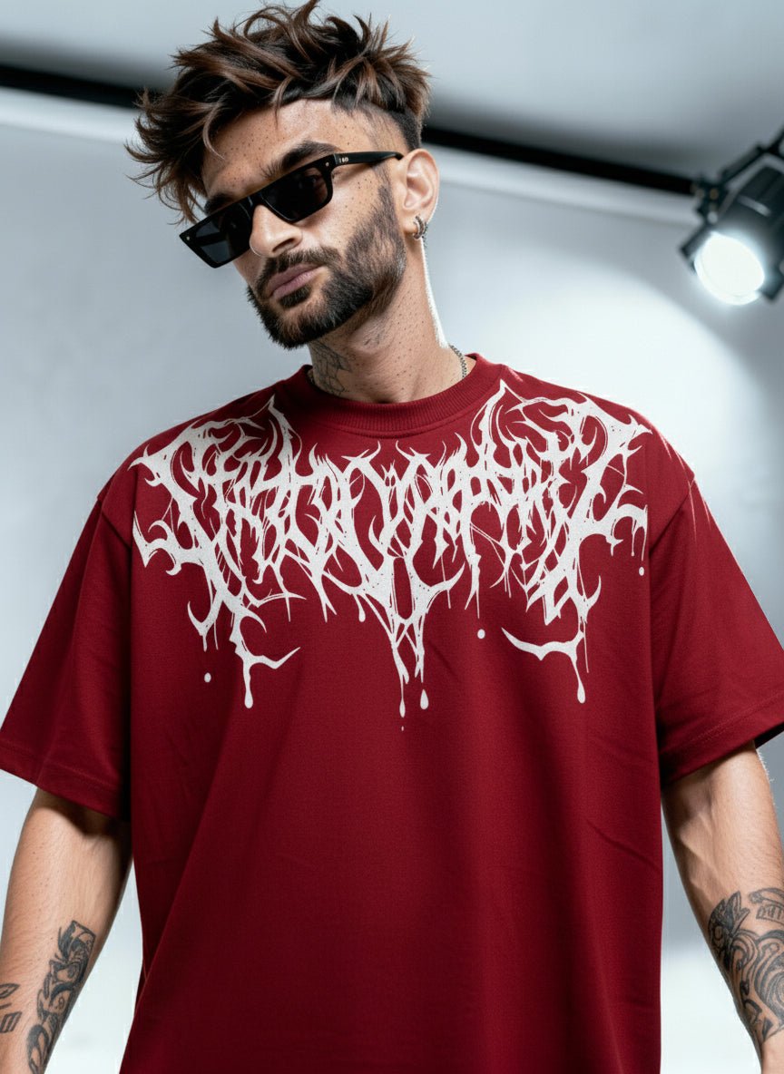 IRON VEINS UNISEX OVERSIZED T - SHIRT - Teenovative