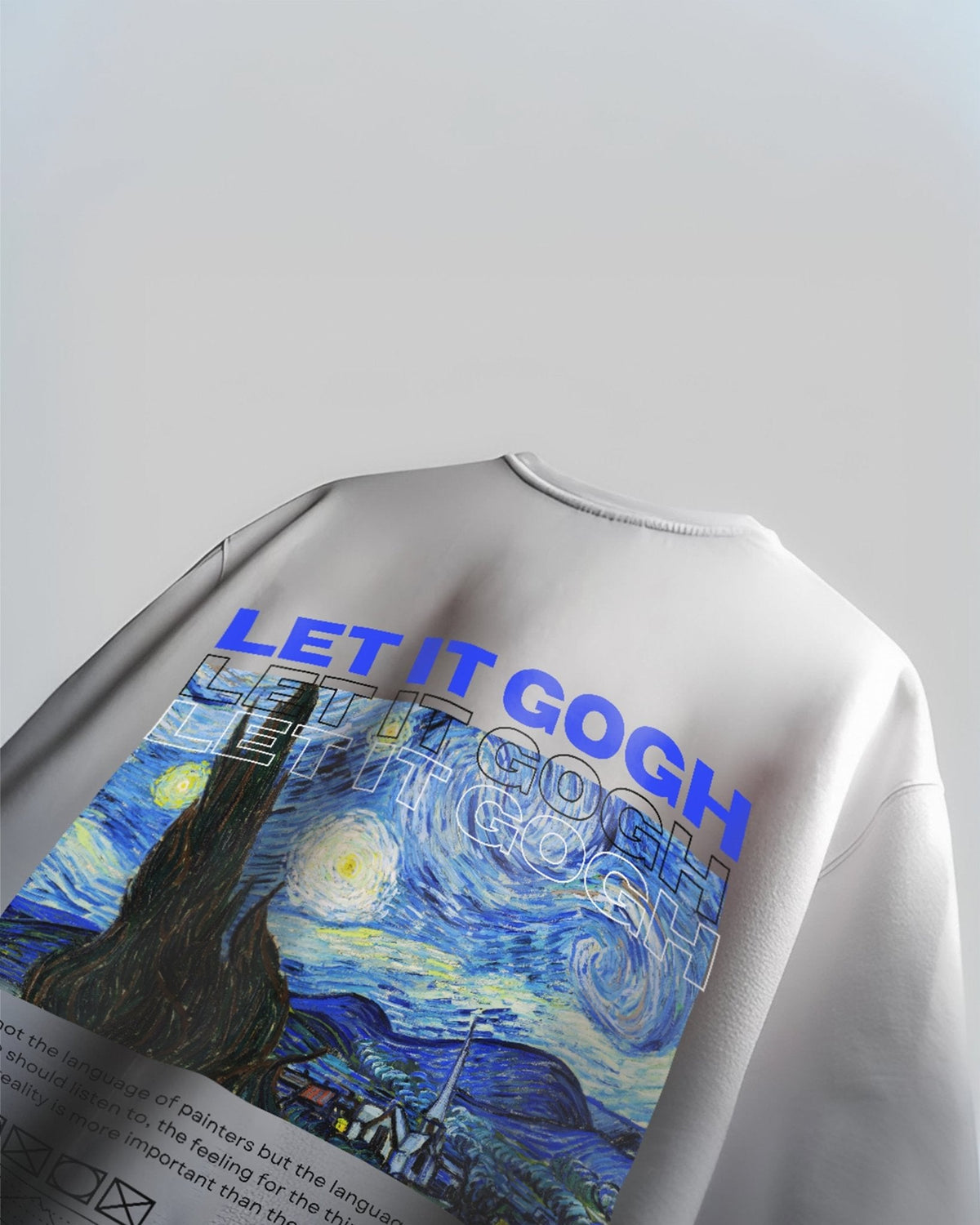 LET IT GOGH OVERSIZED T-SHIRT