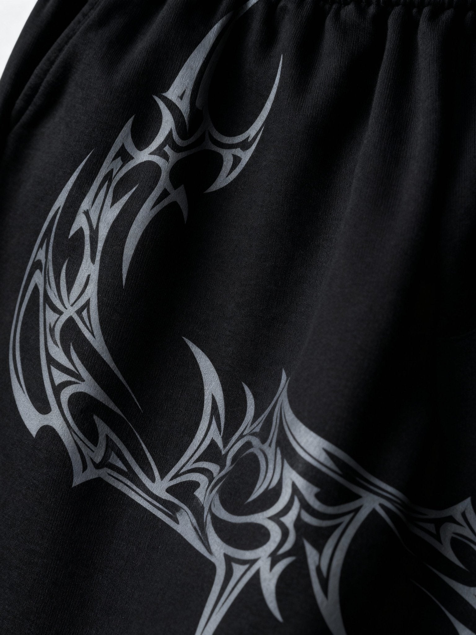 Obsidian Curve Gothic Baggy Pants - Teenovative