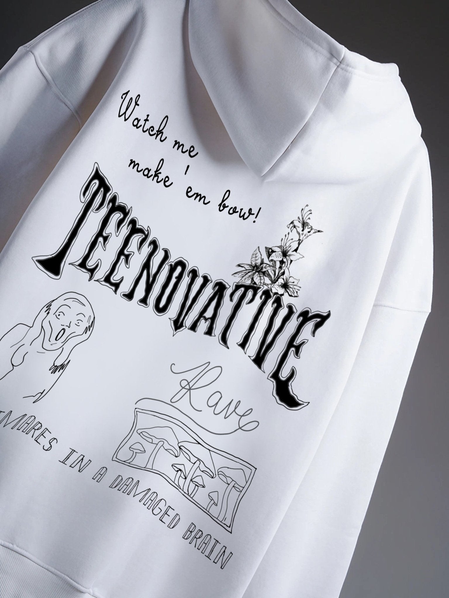 Rave Doodle - Hoodie (UNISEX) - Teenovative