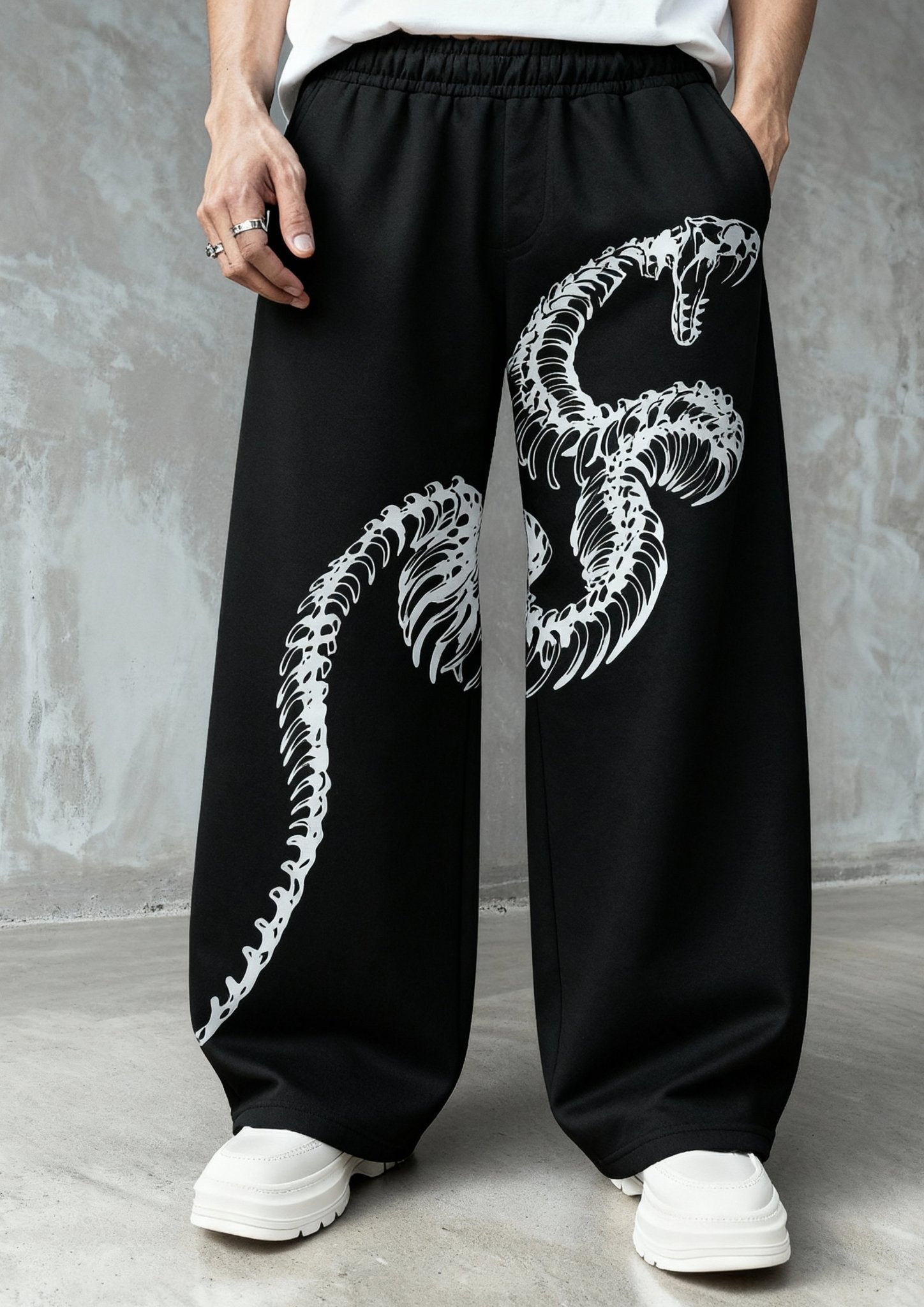 Serpent Strike Gothic Baggy Pants - Teenovative