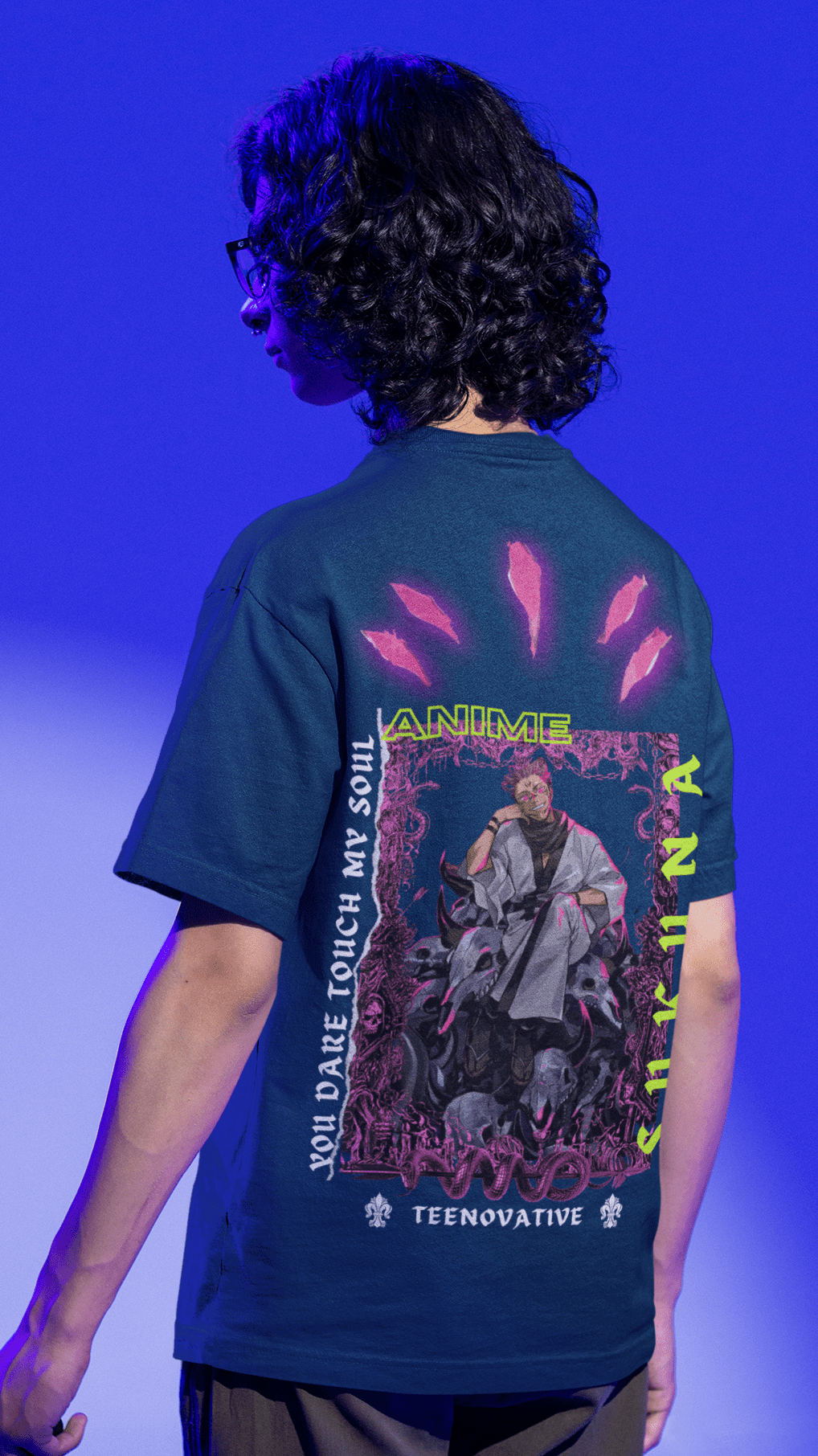 SUKUNA - KING OF CURSES JUJUSTU KAISEN OVERSIZED T-SHIRT