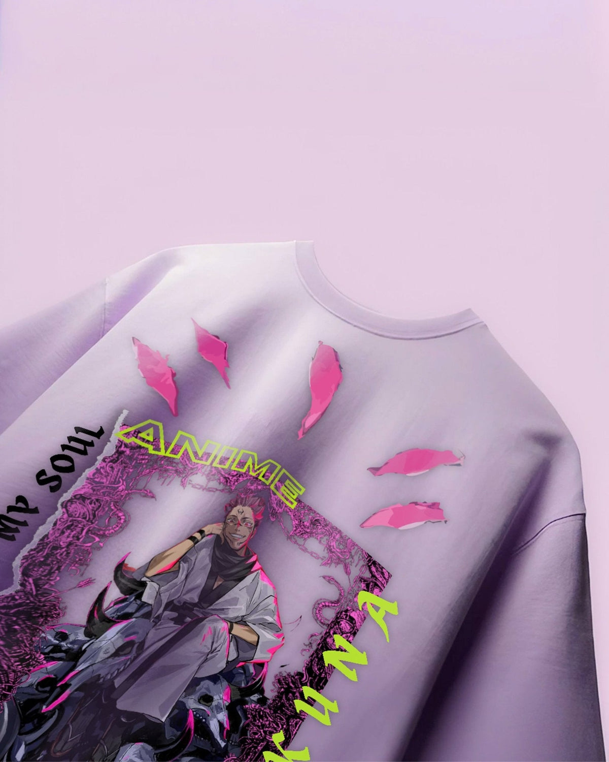 SUKUNA - KING OF CURSES JUJUSTU KAISEN OVERSIZED T-SHIRT