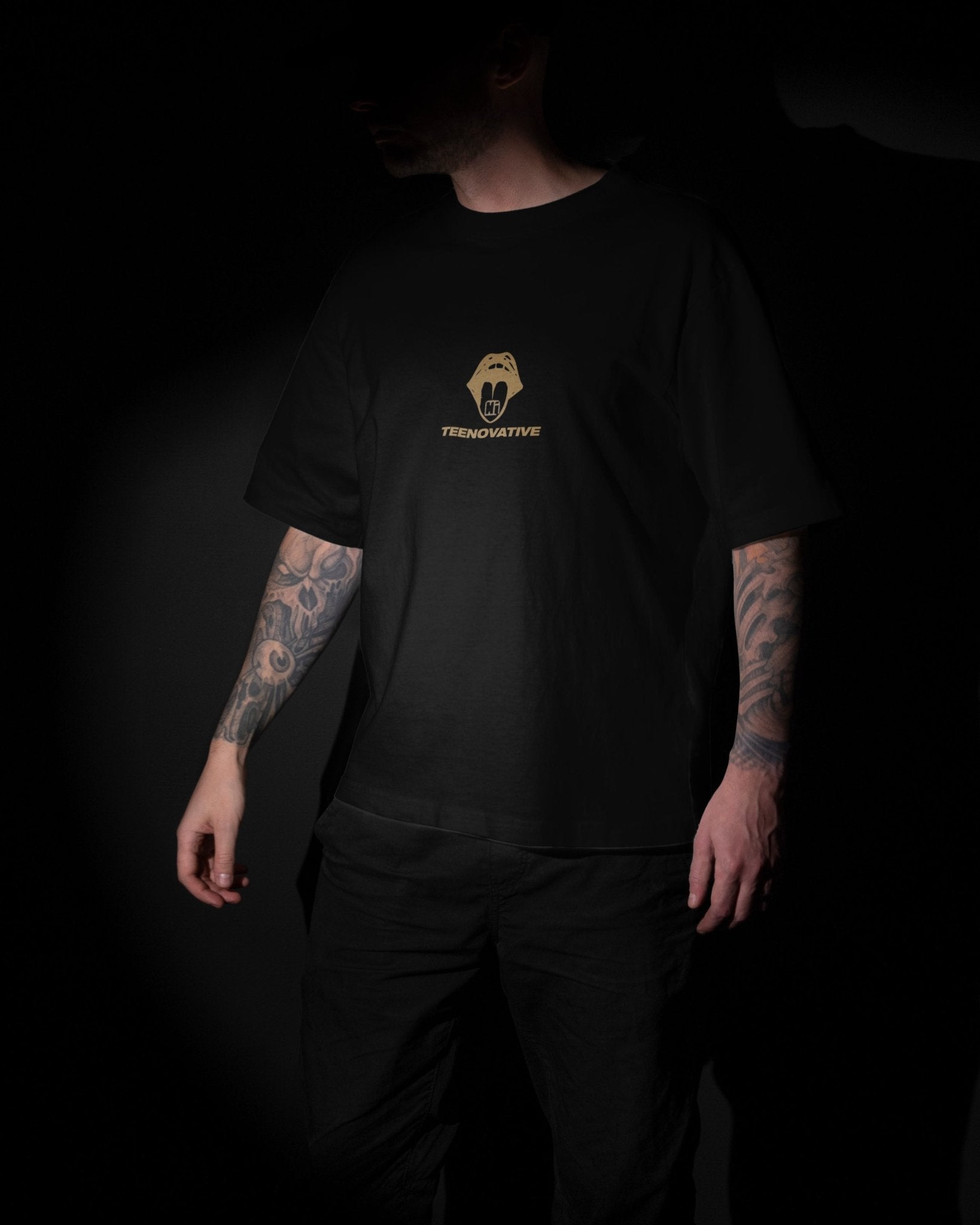 TRIPPY COSMIC ART OVERSIZED T-SHIRT