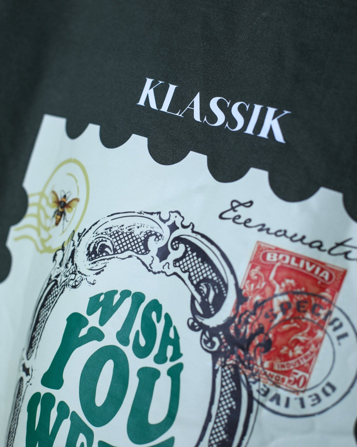 Vintage Stamp Art - Hoodie (UNISEX) - Teenovative