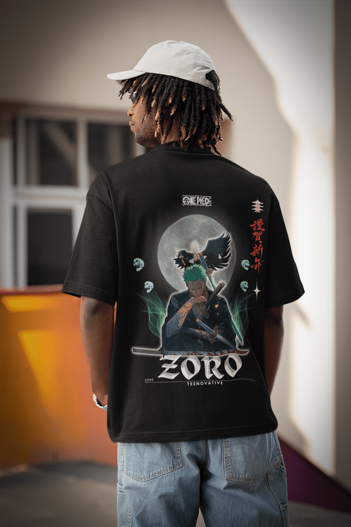 ZORO KING OF HELL - ANIME OVERSIZED T-SHIRT