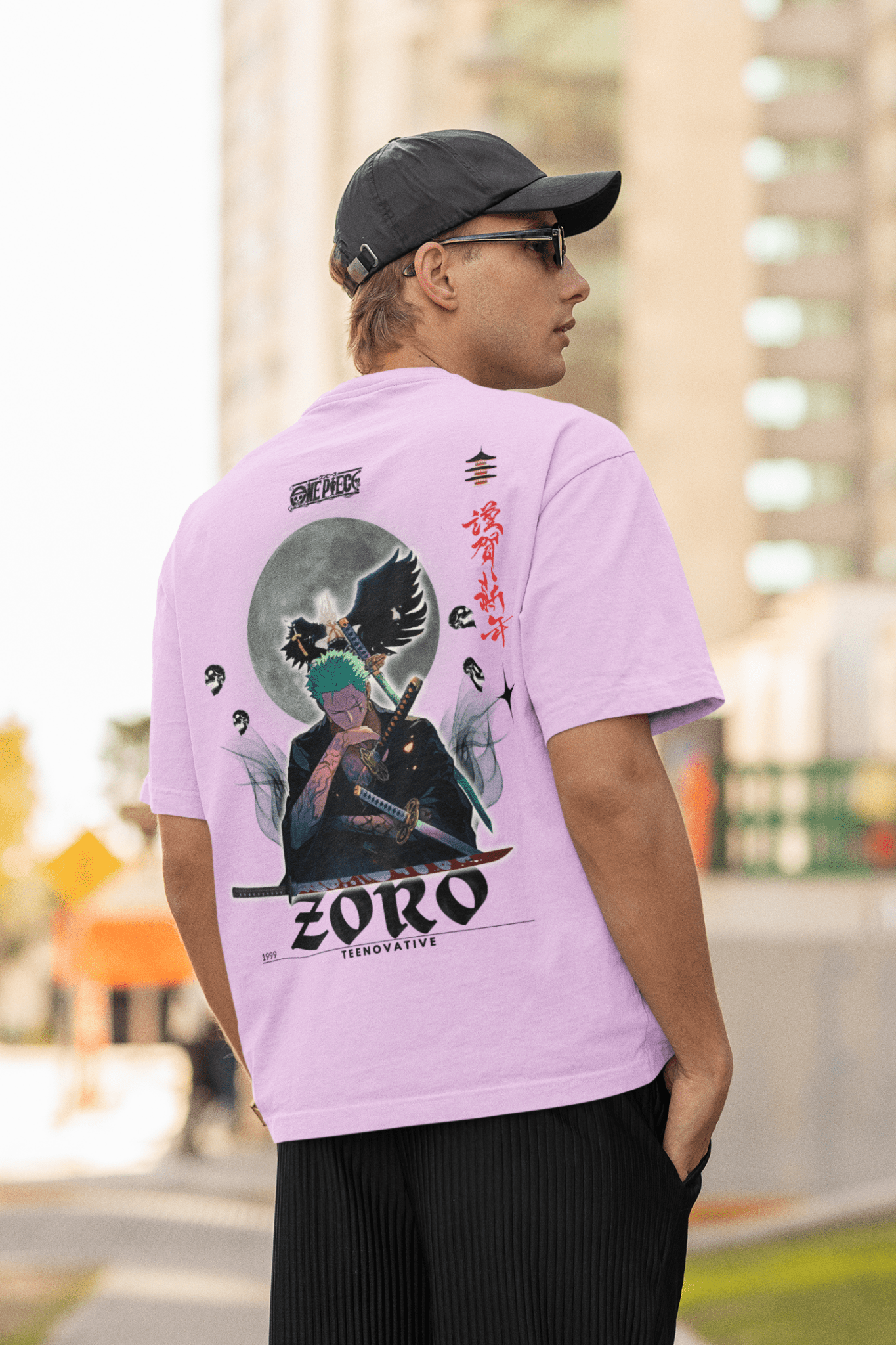 ZORO KING OF HELL - ANIME OVERSIZED T-SHIRT